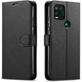 thumbnail image 1 of Motorola Moto G Stylus 5G Case, [Not Fit Moto G Stylus 2021/2020], Included [Tempered Glass Screen Protector], Starshop Premium Leather Wallet Pocket Credit Card Slots-Black, 1 of 7