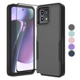 thumbnail image 1 of For Motorola Moto G Stylus/G Power/G 5G 2023 Case with Glass Screen Protector, Tekcoo Heavy Duty Rugged Shockproof Full Body Protective 2-IN-1 Phone Case Cover for Moto G Stylus 5G 2023, Black, 1 of 9