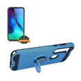 thumbnail image 1 of Motorola Moto G Stylus Phone Case with Ring Holder Kickstand, 360° Rotatable Ring Stand Fit Magnetic Car Mount Dual Layer TPU Hybrid Rugged Protective Cover BLUE for MOTOROLA Moto g stylus (XT2043), 1 of 4