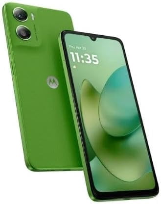 Motorola Moto G06 4G (For Tmobile Mint Tello & Global) 50MP Cam Dual Sim 6.88" XT2535-2 International Version (128GB+4GB, Pantone Tendrill Green)