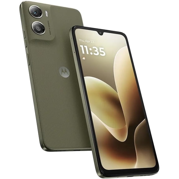 Motorola Moto G06 4G (XT2535-2) 50MP Dual Sim 6.88" (For Tmobile Mint Tello & Global) International Version (256GB+4GB, Pantone Tendrill Green)