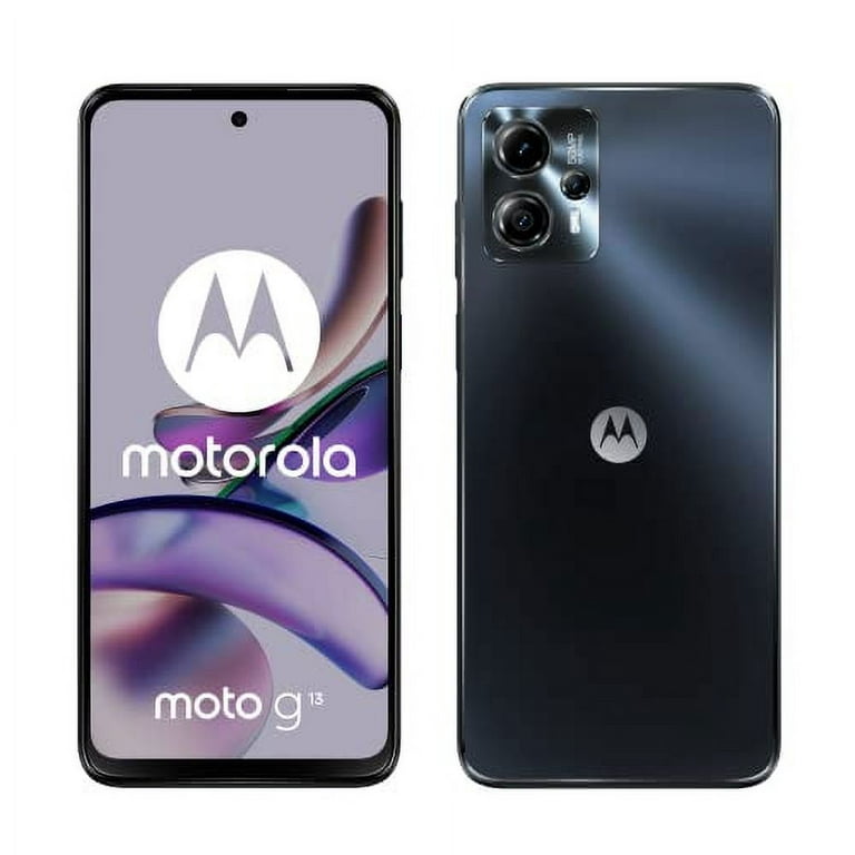 4GB + Charcoal) Moto - Dual ROM RAM 4G (Matte International SIM Factory Motorola Unlocked G13 128GB Version Smartphone