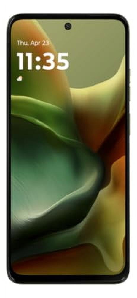 Motorola Moto G15 4G LTE (XT2521-2) 4+256GB Dual Sim | GSM Unlocked | International Model | for T-Mobile, Metro PCS, Mint & Tello - (Green)