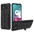 thumbnail image 1 of for Motorola Moto G30 6.5 inch Wallet Case, with Credit Card Holder Stand Kickstand Slim Rugged Shockproof Heavy Duty Defender Armor Military Grade Protective Phone Case - Black, 1 of 9