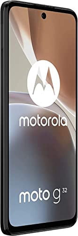 Motorola Moto G32 4G LTE 128GB + 4GB Unlocked Global (ONLY  Tmobile/Metro/Mint/Tello USA Market) 50MP Triple Camera (Mineral Gray) 