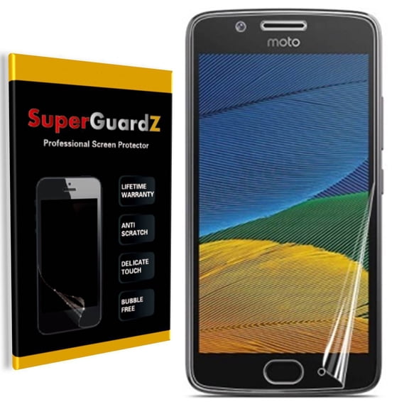 Motorola Moto G5 / Motorola Moto G 5th Gen [8-Pack] SWEZER Clear Screen Protector, Anti-Scratch, Anti-Bubble