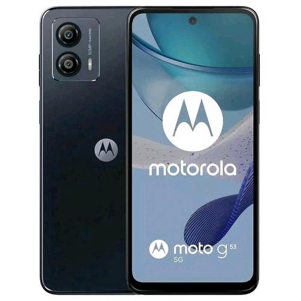 Motorola Moto G53 DUAL SIM 64GB ROM + 4GB RAM (GSM | CDMA) Factory Unlocked 5G Smartphone (Ink Blue) - International Version