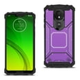 thumbnail image 1 of Motorola Moto G7 Power Metallic Front Cover Case In Purple, 1 of 4