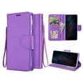thumbnail image 1 of Motorola Moto G8 Phone Case, Strong Protective Kickstand Wallet Compartments Multi-Function for Motorola Moto G8 Phone Case Purple, 1 of 1