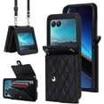 thumbnail image 1 of for Motorola Moto Razr+ 2023 Case with RFID Blocking, Moto Razr Plus Wallet Phone Case with Card Holder Women Girls PU Leather Kickstand Motorola Razr+ 2023 Wallet Phone Case Black, 1 of 7
