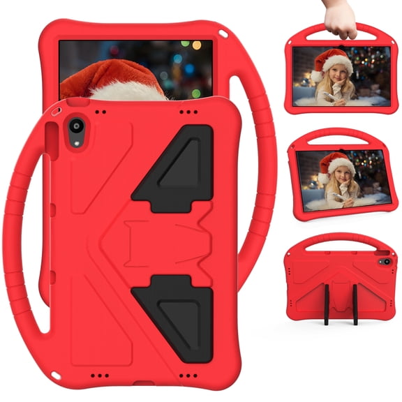 for Motorola Moto Tab G70 11.0 inch 2022 Tablet Case for Kids - Durable Lightweight EVA Shockproof Protective Handle Stand Cover for Motorola Moto Tab G70 11.0 inch 2022, Red