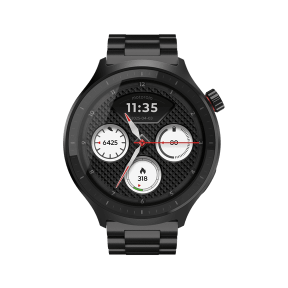Motorola Moto Watch 2026 XT2547 Activity and Wellness Tracking Black
