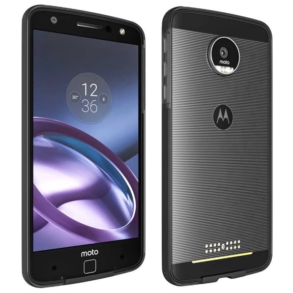Motorola Moto Z Droid Bumper Case Cover - Clear