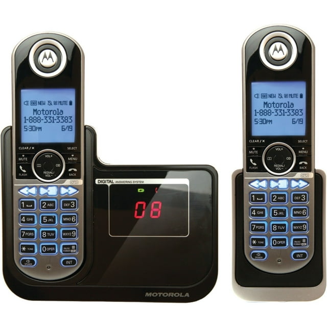 Motorola P1002 DECT 6.0 Cordless Phone with Diagonal Display