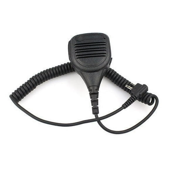 motorola original oem pmmn4013 pmmn4013a remote speaker microphone with 3.5mm audio jack, coiled cord & swivel clip, intrinsically safe