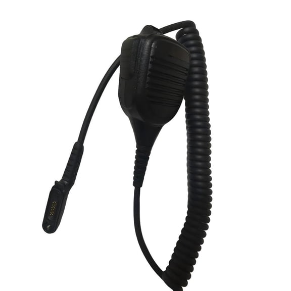 Motorola PMMN4066 PMMN4066A Remote Speaker Microphone for Motorola R7 Walkie Talkie With Volume Control and Emergency Button