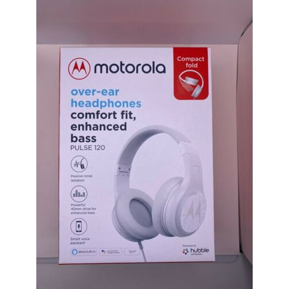Motorola Pulse 120 over-ear headphones white, new , sealed