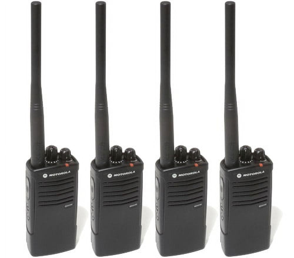 Motorola RDV5100 5-Watt 10 Channels 30+ Mile Range Business Two Way Radio-4pk 