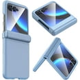 thumbnail image 1 of for Motorola Razr+ 2023 Case with Integrated Glass Screen Protector, Motorola Razr Plus Case with Hinge Protection, Slim Hard PC Full Coverage Phone Case for Motorola Razr Plus 2023 - Blue, 1 of 12