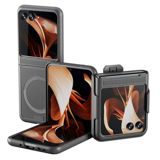 Motorola Razr+ 2023 / Razr 40 Ultra Shell Holster Combo Case w/MagSafe