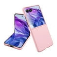 thumbnail image 1 of for Motorola Razr+ 2024 Case with Front Tempered Glass Screen Protector, Ultra Slim Hard PC Anti-Scratch Drop Protective Shock Absorption Phone Cover for Motorola Razr+ 2024 - Pink, 1 of 9