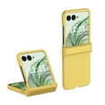 thumbnail image 1 of for Motorola Razr+ 2024 Hinge Protection Case without Front Screen Protector, Ultra Thin Matte Liquid Silicone PC Protective Cover for Motorola Razr+ 2024,Yellow, 1 of 7