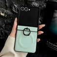thumbnail image 1 of for Motorola Razr+ 2024/Razr 60 Magnetic Case with Hinge Protection, Military Grade Drop Protection, Ring Stand & Secure Ring, Shockproof Bumper Phone Cover for Motorola Razr+ 2024/Razr 60, Lightgreen, 1 of 8