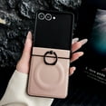 thumbnail image 1 of for Motorola Razr+ 2024/Razr 60 Magnetic Case with Hinge Protection, Military Grade Drop Protection, Ring Stand & Secure Ring, Shockproof Bumper Phone Cover for Motorola Razr+ 2024/Razr 60, Rosegold, 1 of 7
