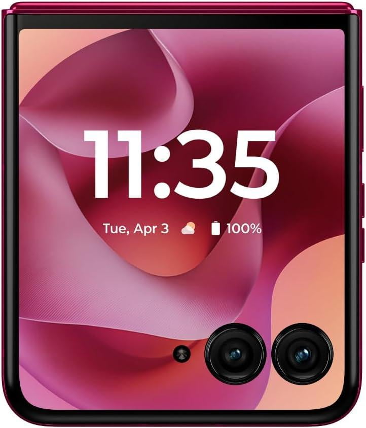 Motorola Razr+ 2025 | Unlocked | Made for US 12/256GB | 50MP Camera | Hot Pink