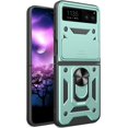 thumbnail image 1 of for Motorola Razr 40 Case with Slide Camera Cover for Men, Military Grade Drop Phone Cover Case with Rotate Ring Kickstand for Motorola Razr 40 SJ Green, 1 of 9