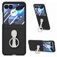 thumbnail image 1 of For Motorola Razr 40 Ultra Case with Ring, Heavy Duty Full Body Frosted Hard PC Case, Shockproof Slim Phone Case Women Men Protective Cover for Motorola Razr 40 Ultra, Black, 1 of 11