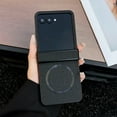 thumbnail image 1 of for Motorola Razr 40 ultra Case, Compatible with Magsafe Shockproof with Hinge Protection Premium PU Leather+TPU Shock-Absorbing Magnetic Case for Motorola Razr 40 ultra,Black, 1 of 7