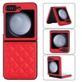 thumbnail image 1 of for Motorola Razr 60 / Motorola Razr 2025 Case Elegant PU Leather, Protective Premium Slim Thin Phone Case for Women Girls Compatible with Motorola Razr 60/Razr 2025, Red, 1 of 8