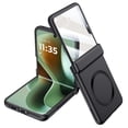 thumbnail image 1 of for Motorola Razr 60 / Razr 2025 / Razr+ 2024 Case, Compatible with Magsafe, [Hinge Protection] Ultra-Thin Protective Case with Small Screen Protector, Hard PC, Matte Skin Friendly, Black, 1 of 6