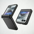 thumbnail image 1 of for Motorola Razr 60 Ultra / Motorola Razr Ultra 2025 Case with Tempered Glass Screen Protector & Kickstand & Hinge Protection, Full-Body Rugged Shockproof Non-Slip Protective Cover, Black, 1 of 10