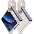 thumbnail image 1 of for Motorola Razr Plus 2023 Case with Hand Strap, Premium PU Leather Moto Razr+ Case for Women Girls, Shockproof Protective Slim Case for Motorola Razr Plus 2023, White, 1 of 13