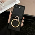 thumbnail image 1 of for Motorola Razr Ultra 2025 Case, Luxury Ring Kickstand PU Leather Shockproof Strong Magsafe Hinge Protection Anti-Scratch Classic Phone Case Cover for Motorola Razr Ultra 2025, Black, 1 of 9