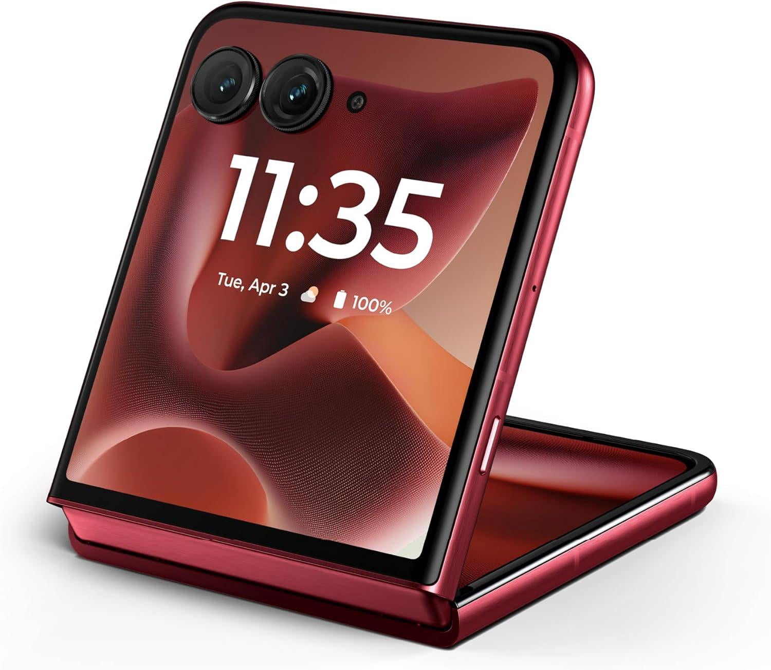 Motorola Razr Ultra 2025 | Unlocked | Made for US 16/512GB | 50MP Camera | Pantone Rio Red