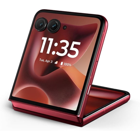Motorola Razr Ultra 2025 | Unlocked | Made for US 16/512GB | 50MP Camera | Pantone Rio Red
