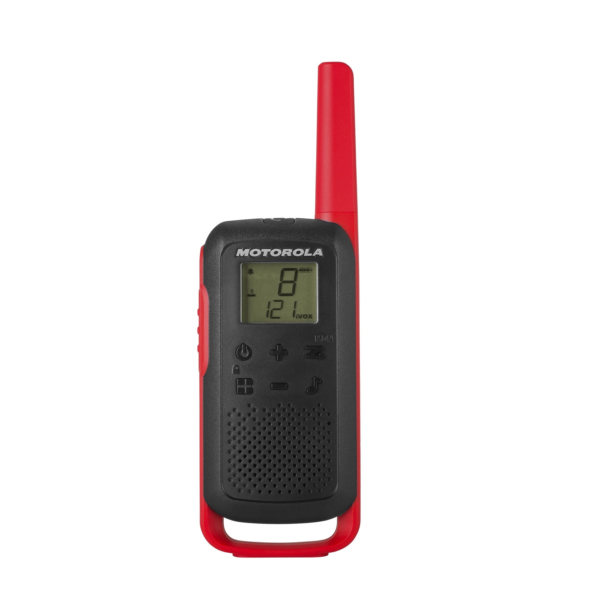 Motorola Solutions T210 Two-Way Radio Black with Red Two-Pack