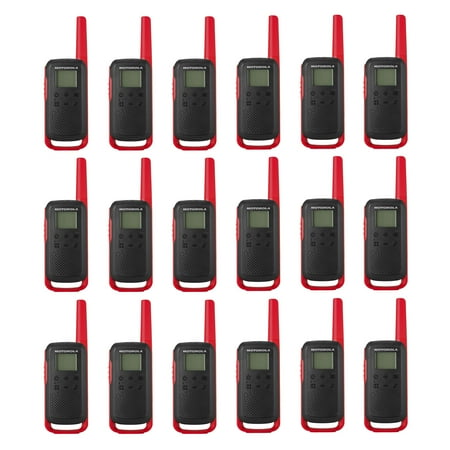 Motorola Solutions Talkabout T210TP Two-Way Radio, Green, Blue, Orange - 18 Pack