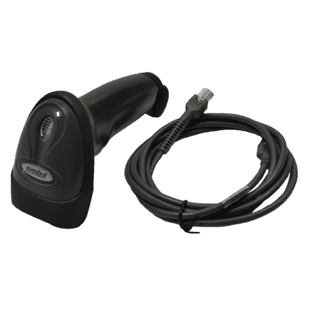 Motorola Symbol LS2208 -Black- P/N: LS2208-SR20007R with NEW Cable