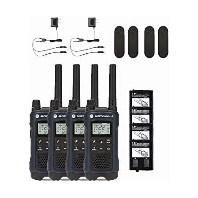 Motorola Talkabout T460 TwoWay Radio 4PACK Weatherproof 22 Channel