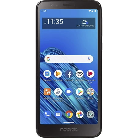 Motorola TracFone Moto E6 4G LTE Prepaid Smartphone Locked Black 32GB