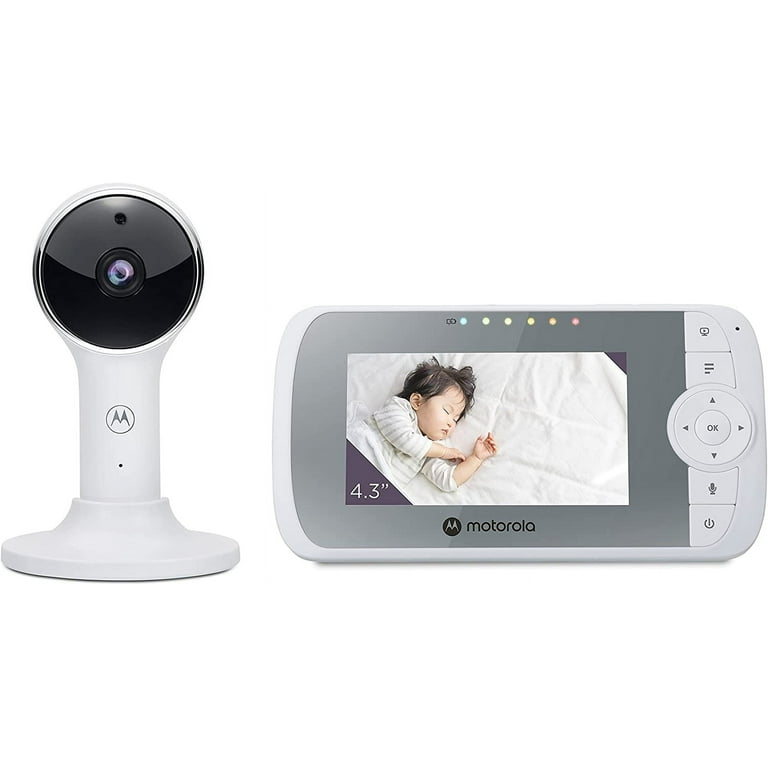 Motorola VM64 Full HD 1080p Wi-Fi Video Baby Monitor w/ 4.3 Color Screen &  Zoom Camera