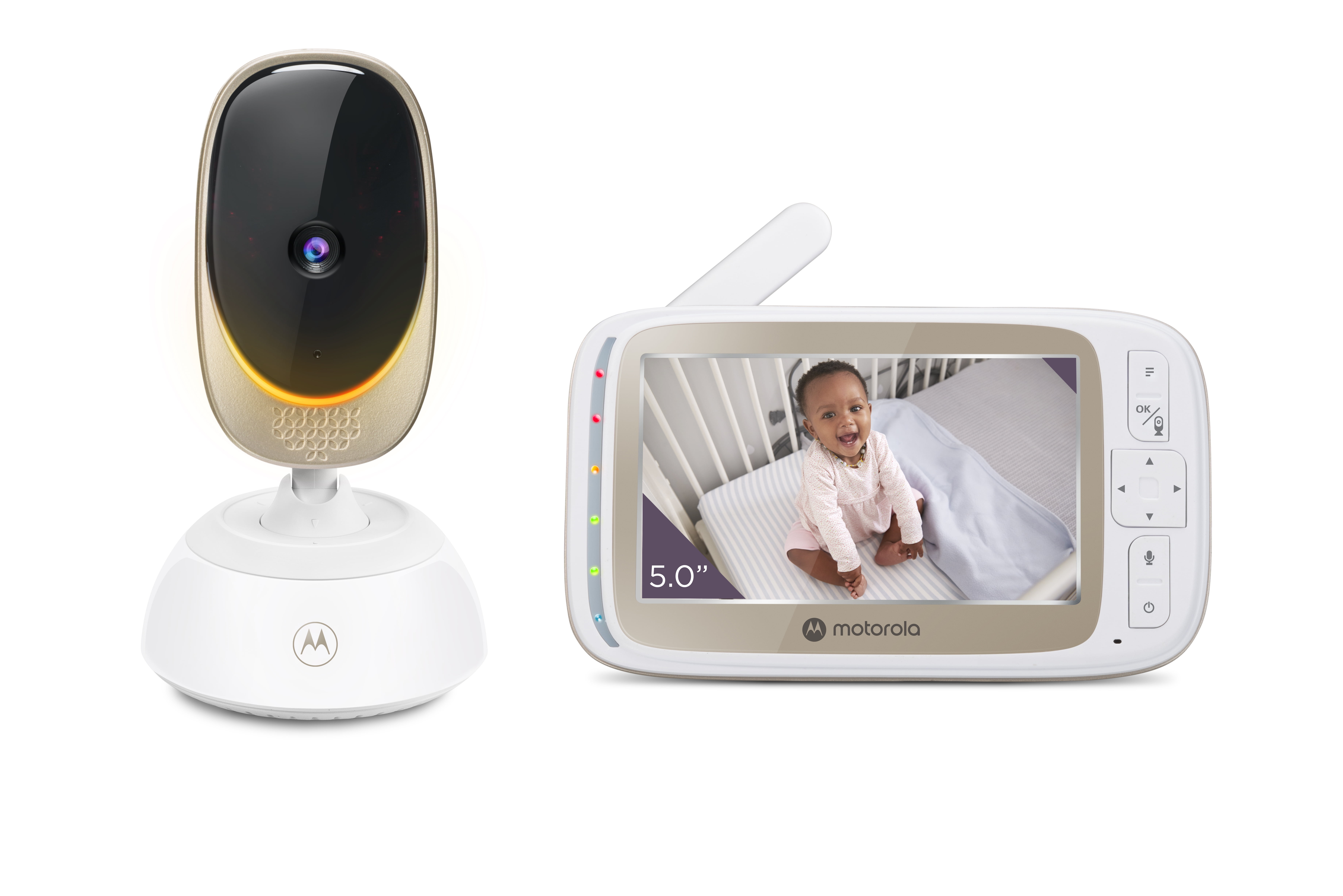 Motorola VM85 Connect 5.0 HD Wi-Fi Video Baby Monitor with Mood Light