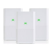 Motorola WiFi Mesh System Coverage up to 5000 sq ft | Router + 2 Extenders | Easy Setup, Network Protection, Parental Controls | AC2200 WiFi Speed
