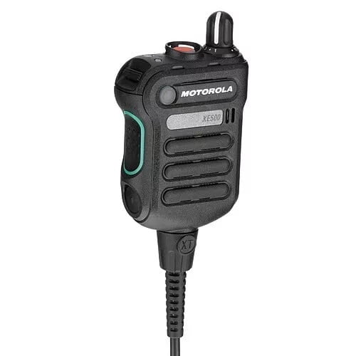 Motorola XE500 PMMN4106 PMMN4107 BLACK WITH CHANNEL KNOB REMOTE SPEAKER APX