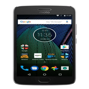 Moto G Plus (5th Generation) - Lunar Gray - 32 GB - Unlocked - Prime Exclusive - with Lockscreen Offers & Ads