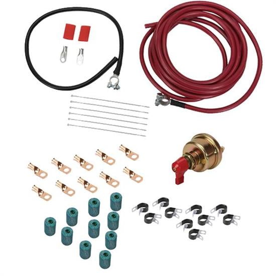 Motors Battery Cable Installation Kit, Ends/Switch